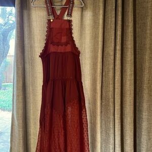 Western overall dress